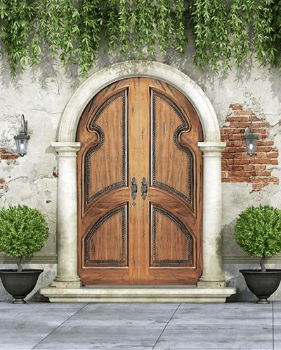 arched doors